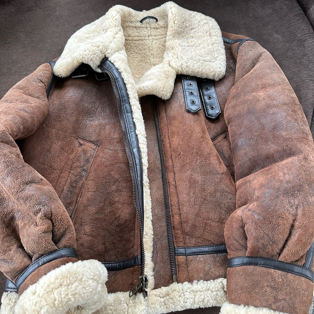 Vintage shearling jacket